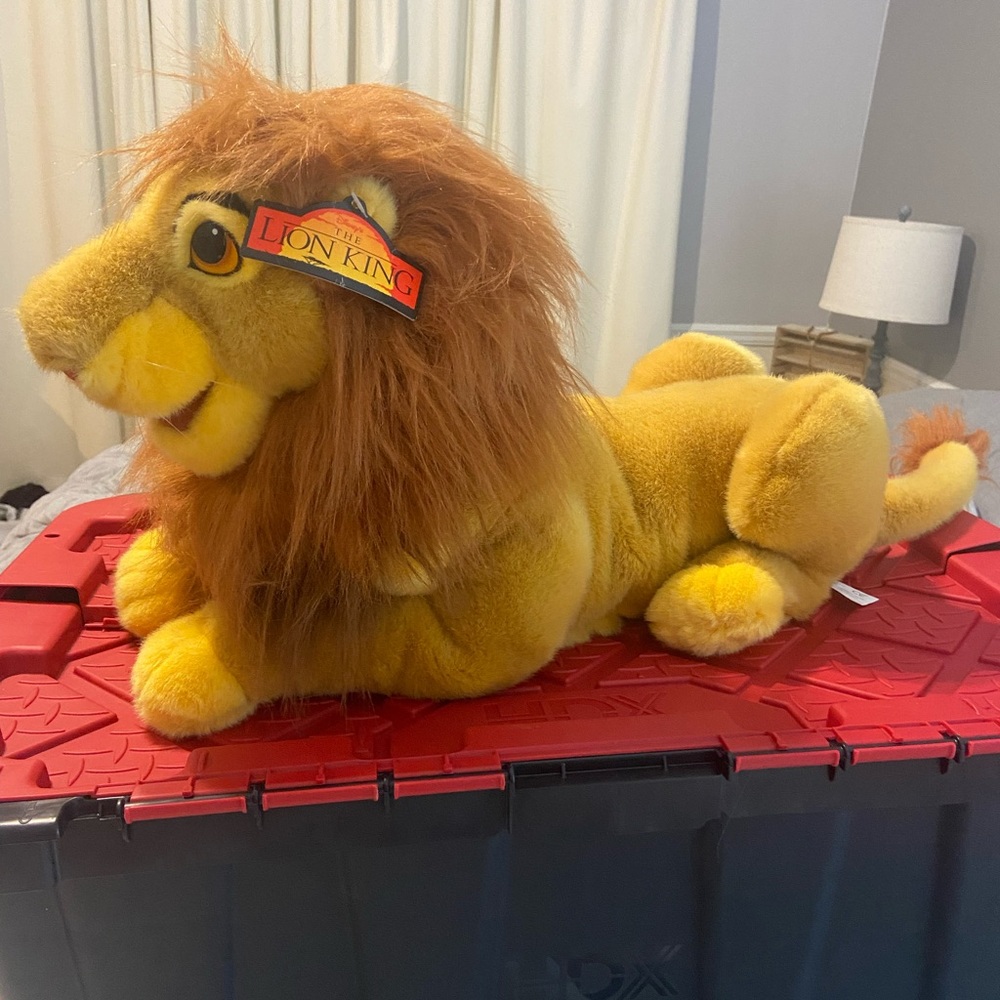 Lion King Plush Puppet LARGE Tag